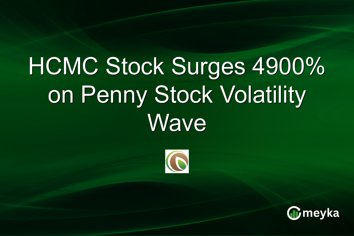 HCMC Stock Surges 4900% on Penny Stock Volatility Wave