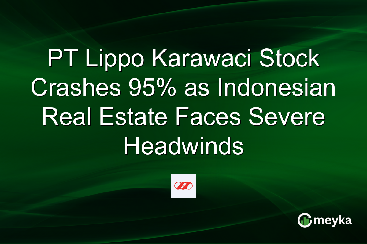 PT Lippo Karawaci Stock Crashes 95% as Indonesian Real Estate Faces Severe Headwinds