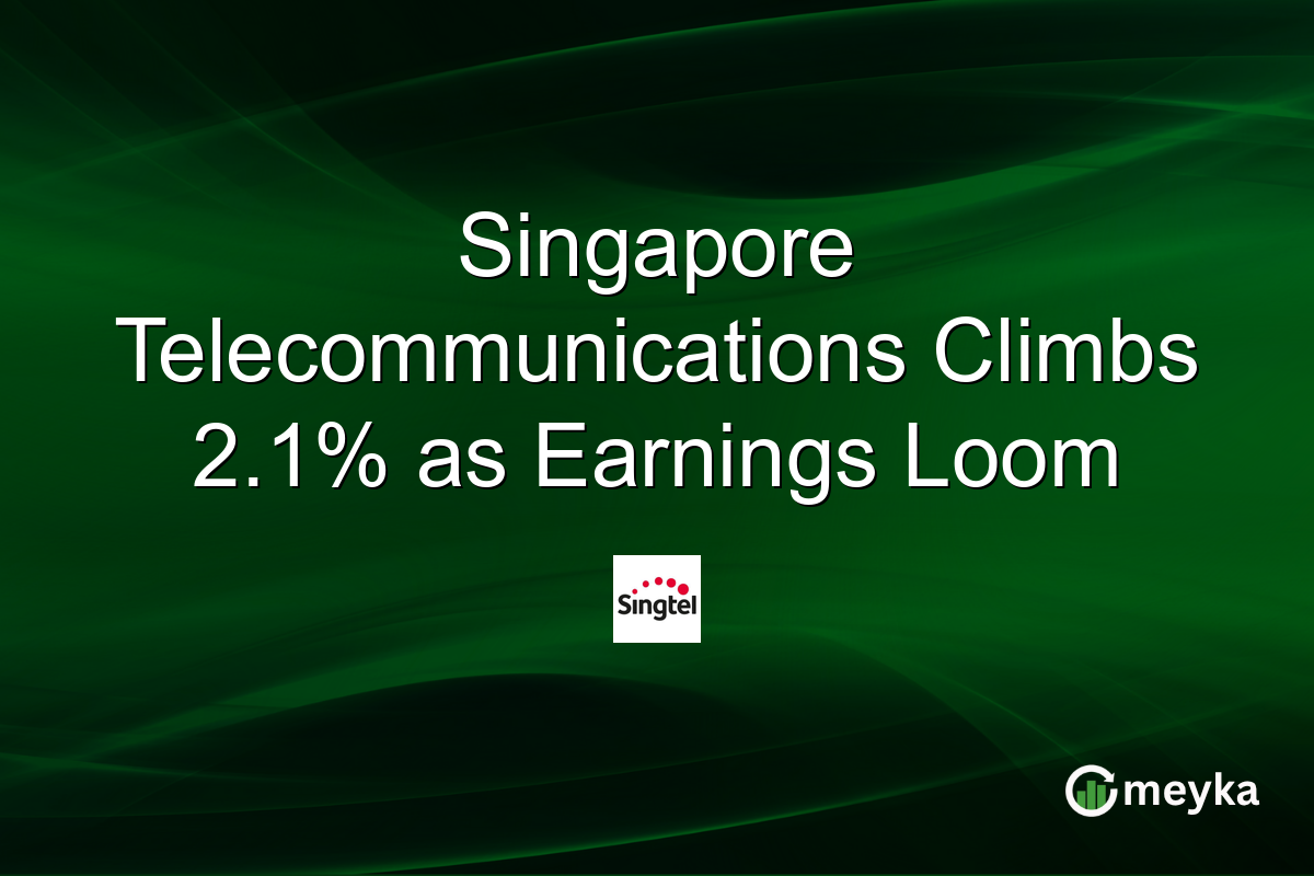 Singapore Telecommunications Climbs 2.1% as Earnings Loom