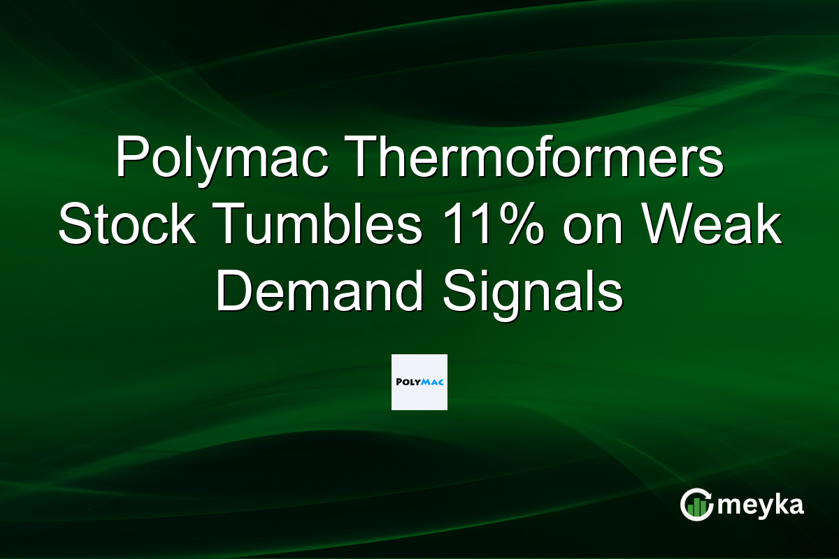 Polymac Thermoformers Stock Tumbles 11% on Weak Demand Signals
