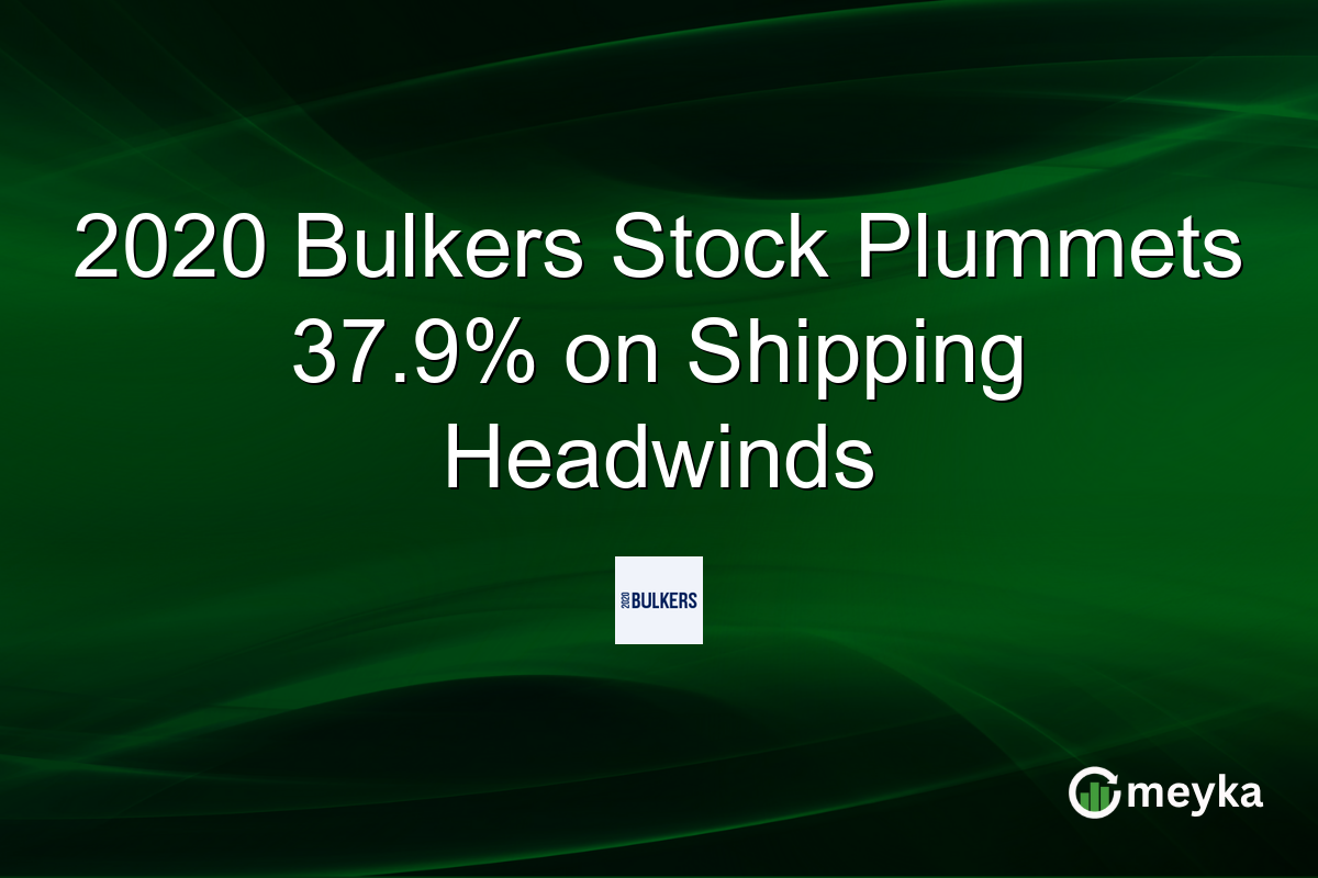 2020 Bulkers Stock Plummets 37.9% on Shipping Headwinds