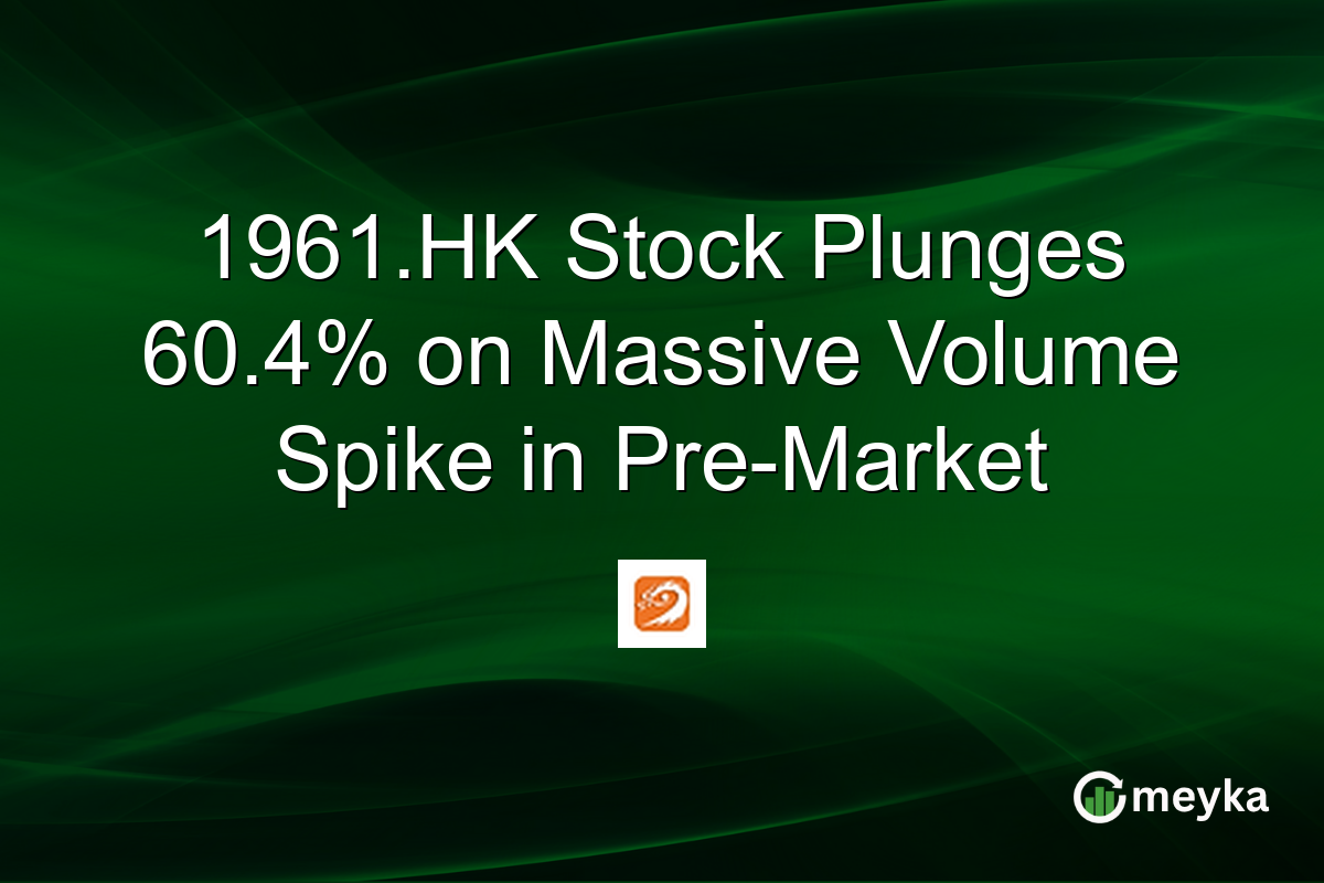 1961.HK Stock Plunges 60.4% on Massive Volume Spike in Pre-Market