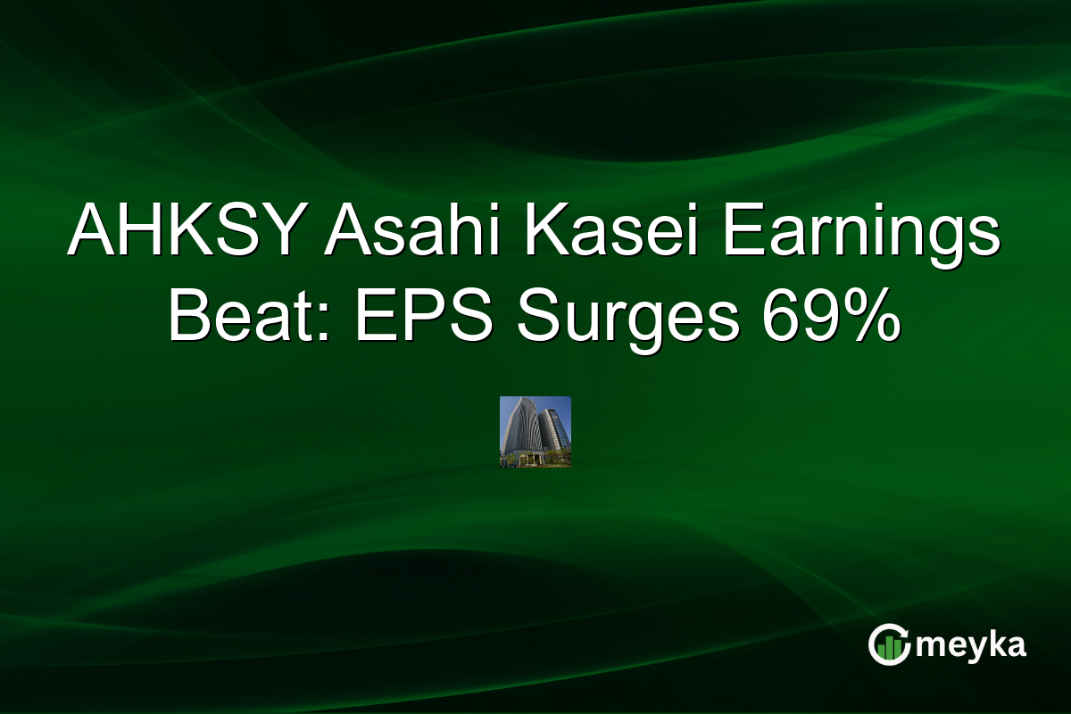 AHKSY Asahi Kasei Earnings Beat: EPS Surges 69%