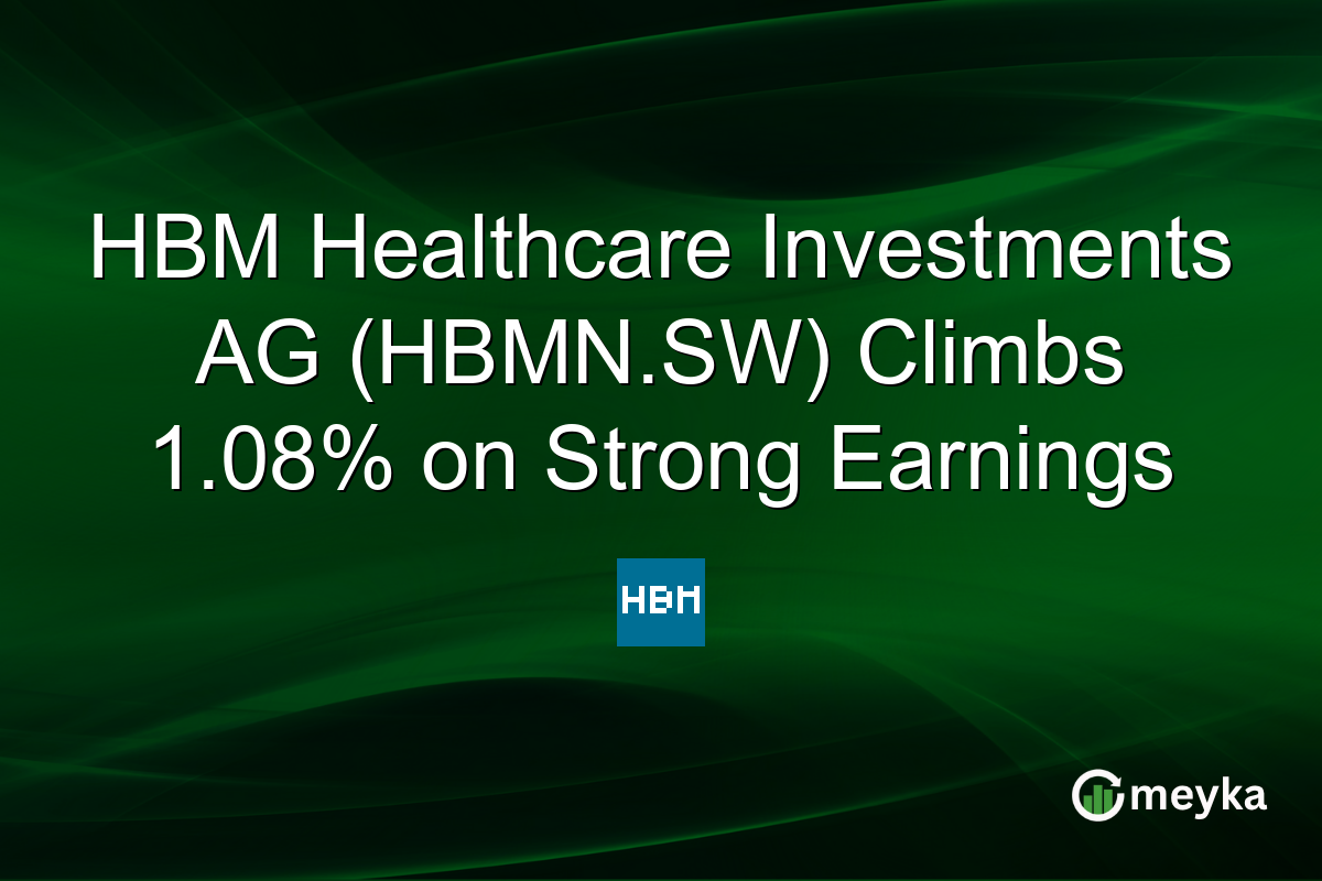 HBM Healthcare Investments AG (HBMN.SW) Climbs 1.08% on Strong Earnings