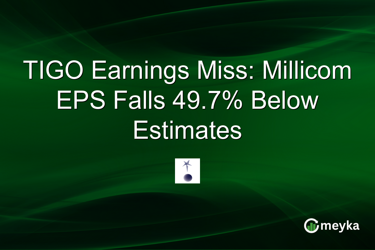TIGO Earnings Miss: Millicom EPS Falls 49.7% Below Estimates