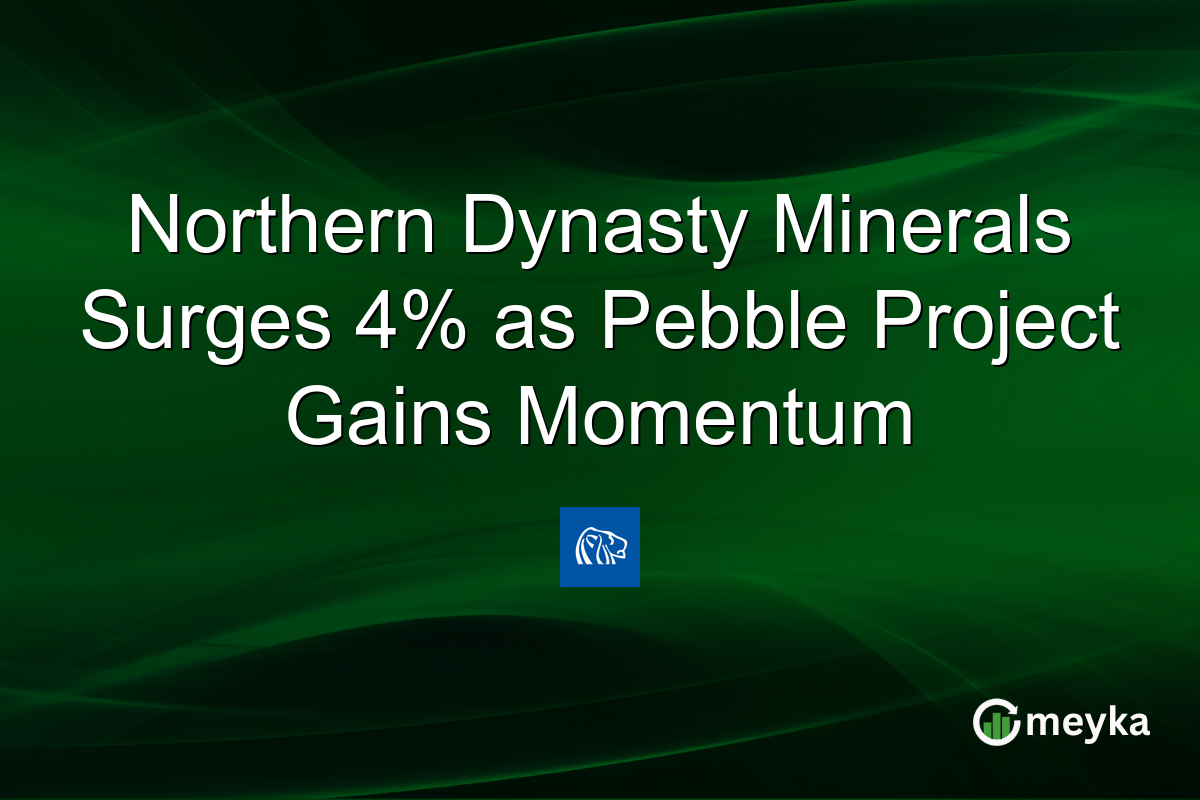 Northern Dynasty Minerals Surges 4% as Pebble Project Gains Momentum