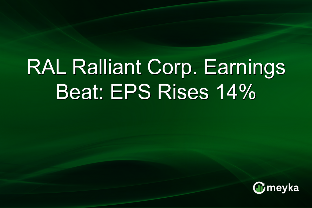 RAL Ralliant Corp. Earnings Beat: EPS Rises 14%