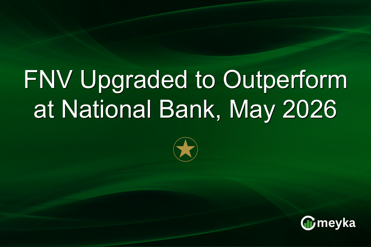 FNV Upgraded to Outperform at National Bank, May 2026