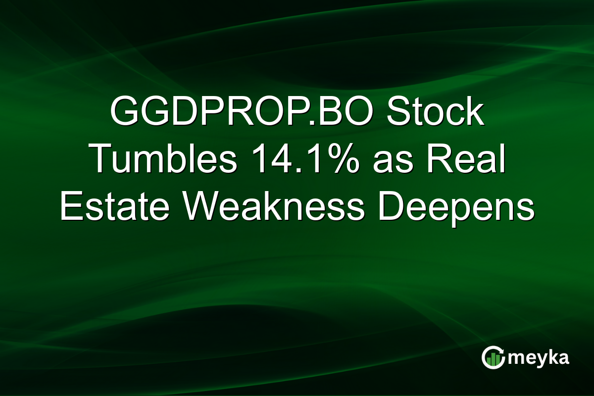 GGDPROP.BO Stock Tumbles 14.1% as Real Estate Weakness Deepens