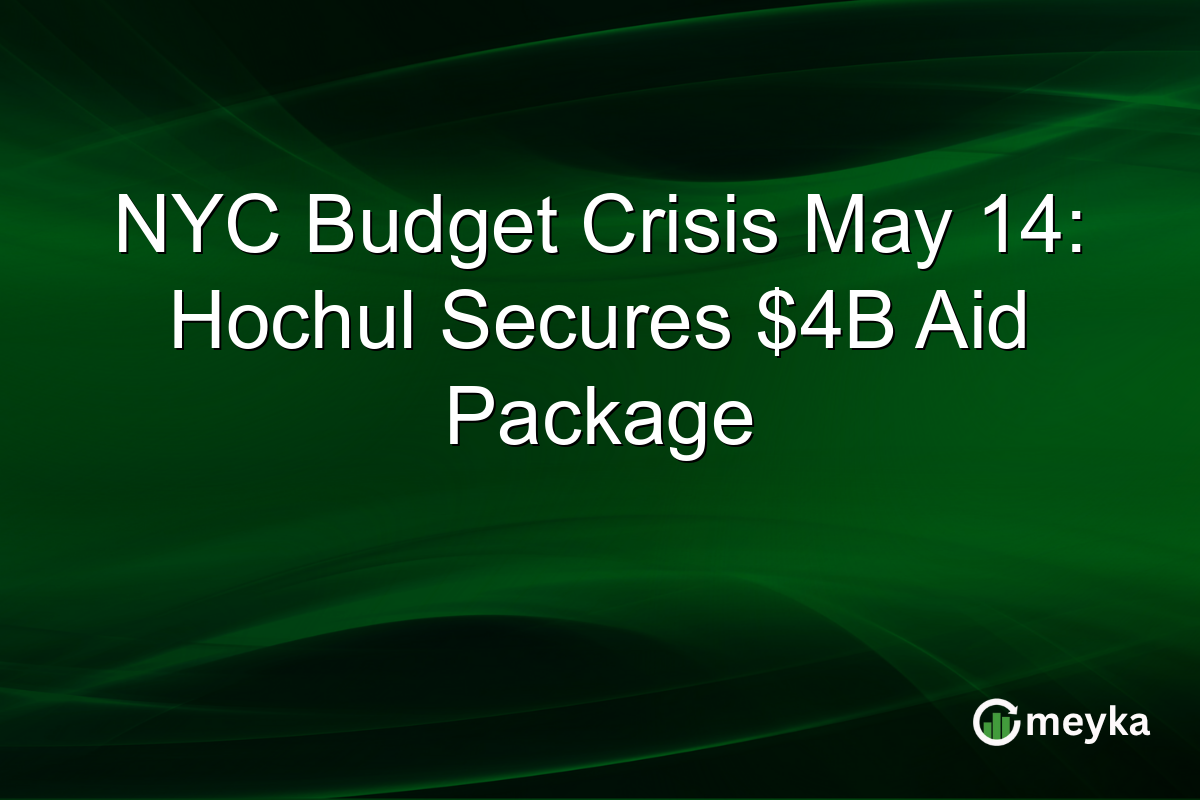 NYC Budget Crisis May 14: Hochul Secures $4B Aid Package