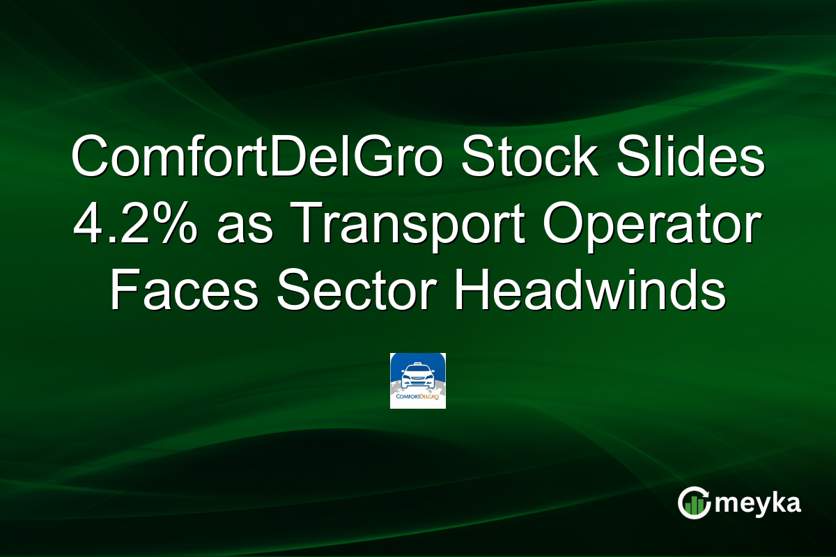 ComfortDelGro Stock Slides 4.2% as Transport Operator Faces Sector Headwinds