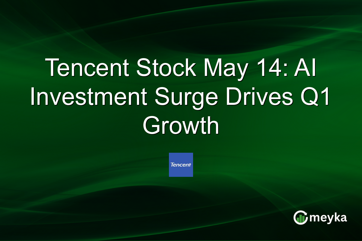 Tencent Stock May 14: AI Investment Surge Drives Q1 Growth