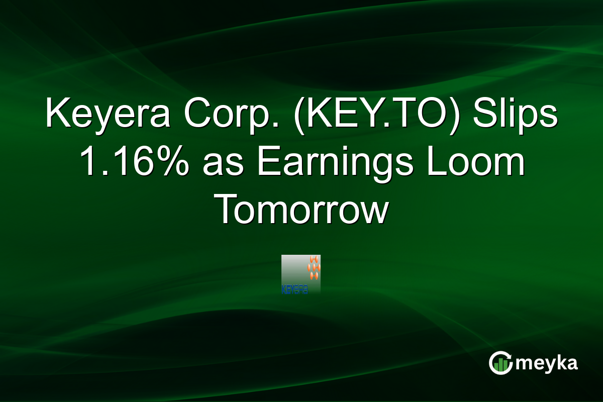 Keyera Corp. (KEY.TO) Slips 1.16% as Earnings Loom Tomorrow