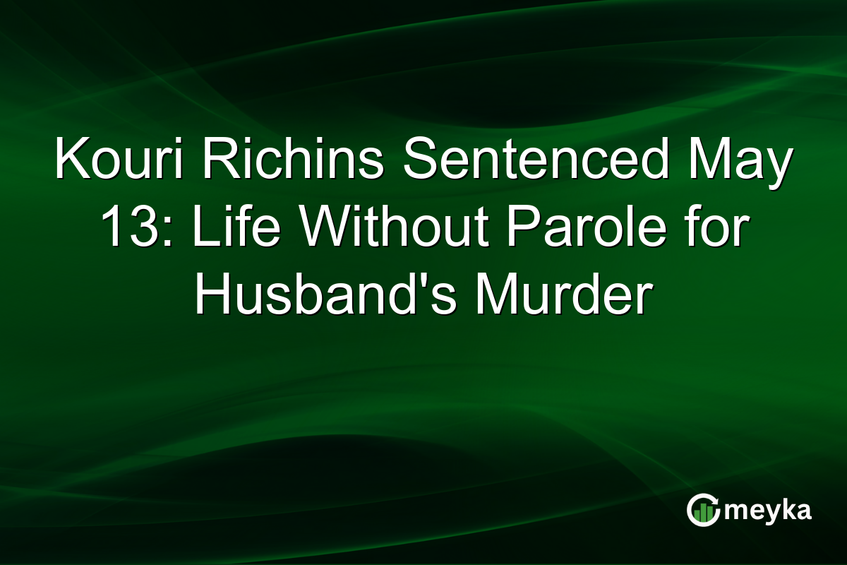 Kouri Richins Sentenced May 13: Life Without Parole for Husband’s Murder