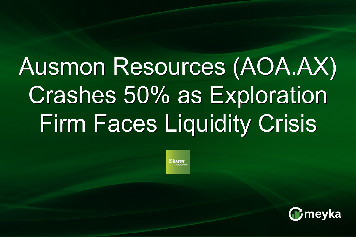 Ausmon Resources (AOA.AX) Crashes 50% as Exploration Firm Faces Liquidity Crisis