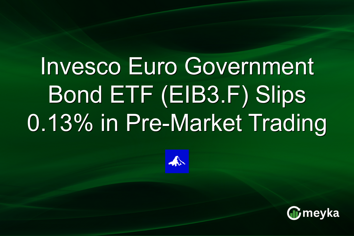 Invesco Euro Government Bond ETF (EIB3.F) Slips 0.13% in Pre-Market Trading