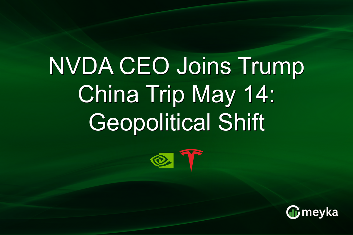 NVDA CEO Joins Trump China Trip May 14: Geopolitical Shift