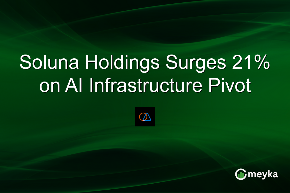 Soluna Holdings Surges 21% on AI Infrastructure Pivot