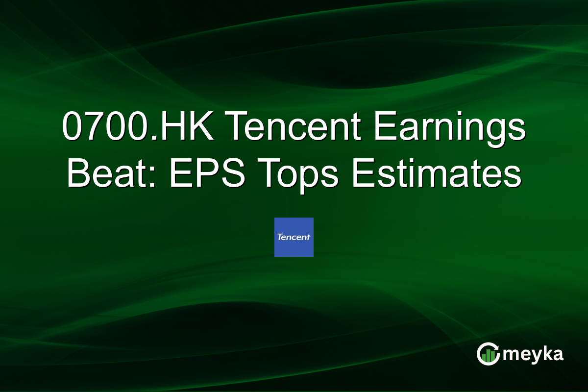 0700.HK Tencent Earnings Beat: EPS Tops Estimates