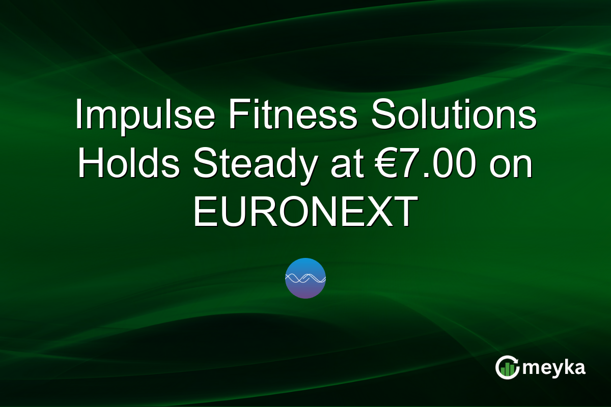 Impulse Fitness Solutions Holds Steady at €7.00 on EURONEXT