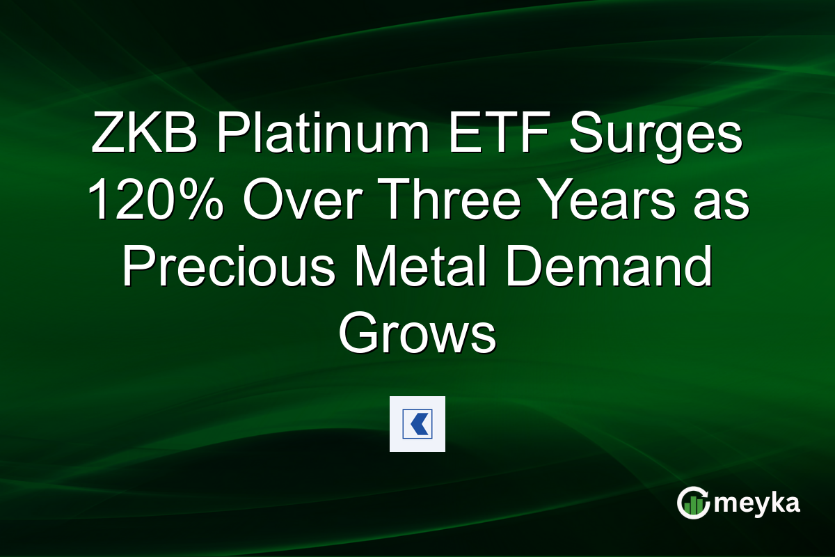 ZKB Platinum ETF Surges 120% Over Three Years as Precious Metal Demand Grows