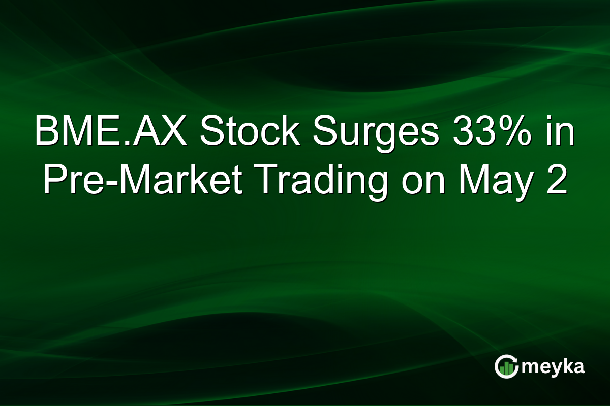 BME.AX Stock Surges 33% in Pre-Market Trading on May 2