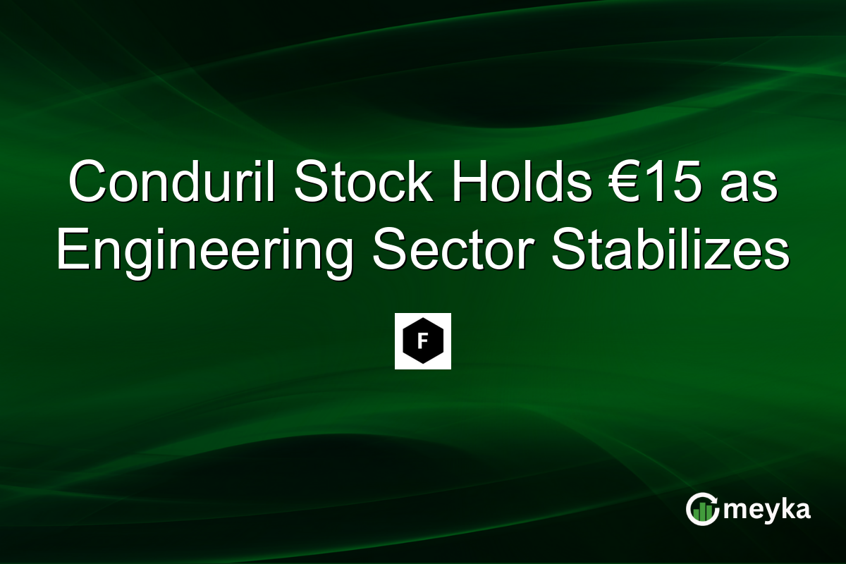 Conduril Stock Holds €15 as Engineering Sector Stabilizes