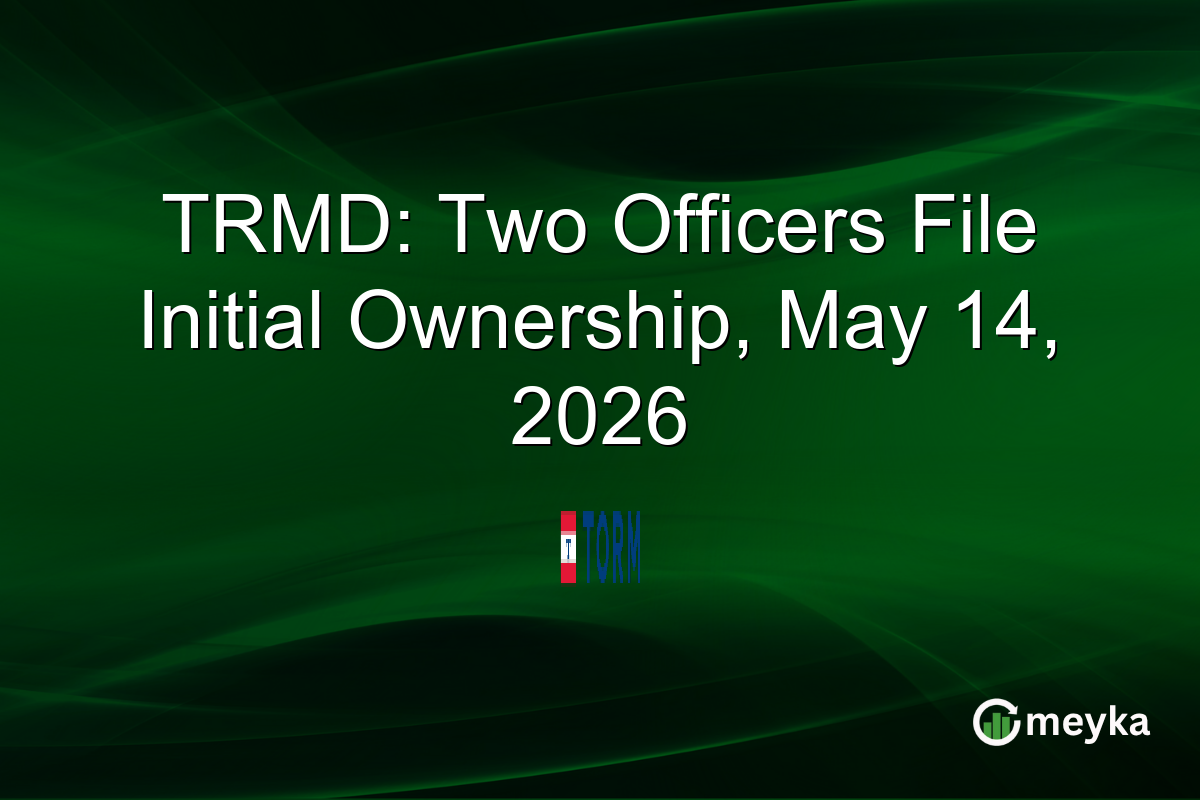 TRMD: Two Officers File Initial Ownership, May 14, 2026