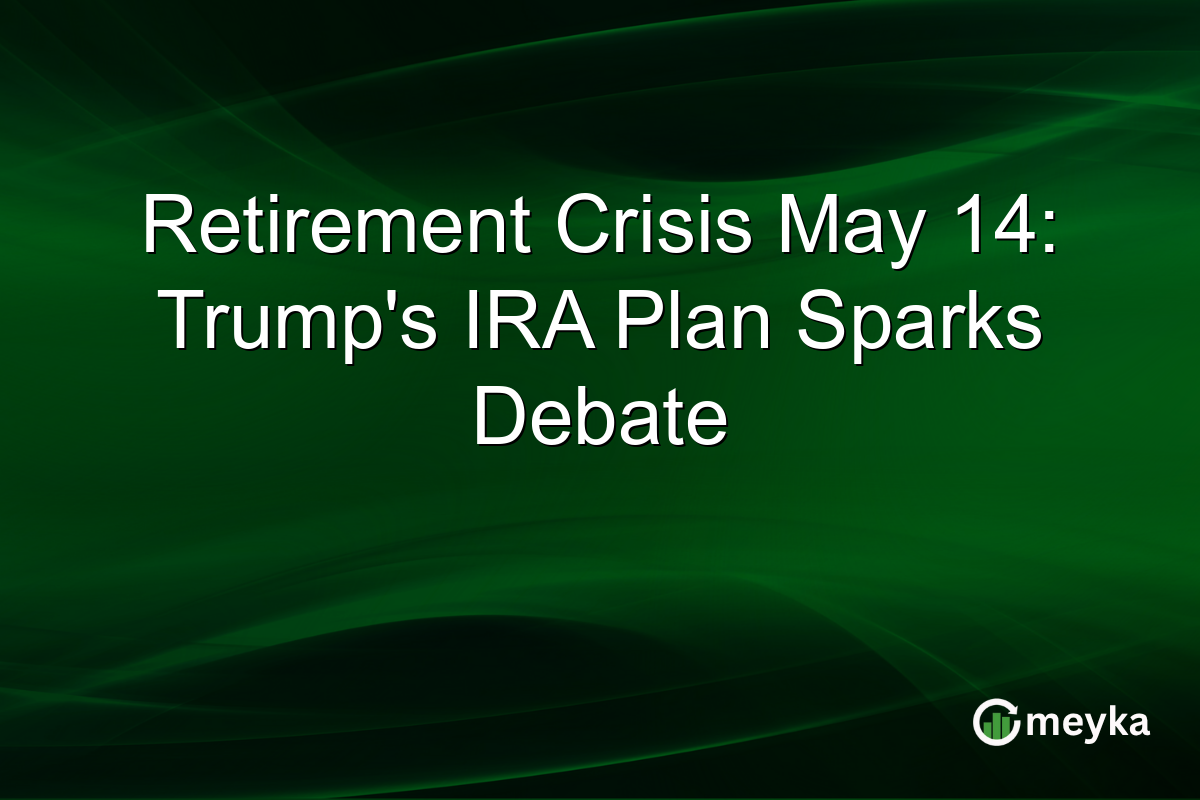 Retirement Crisis May 14: Trump’s IRA Plan Sparks Debate