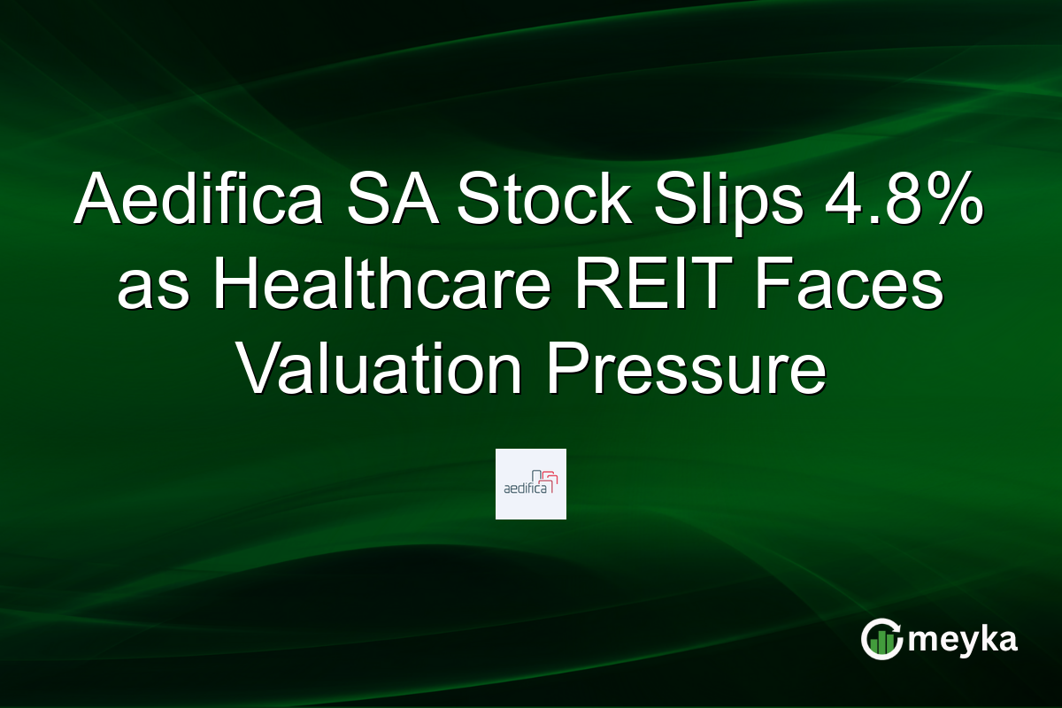 Aedifica SA Stock Slips 4.8% as Healthcare REIT Faces Valuation Pressure