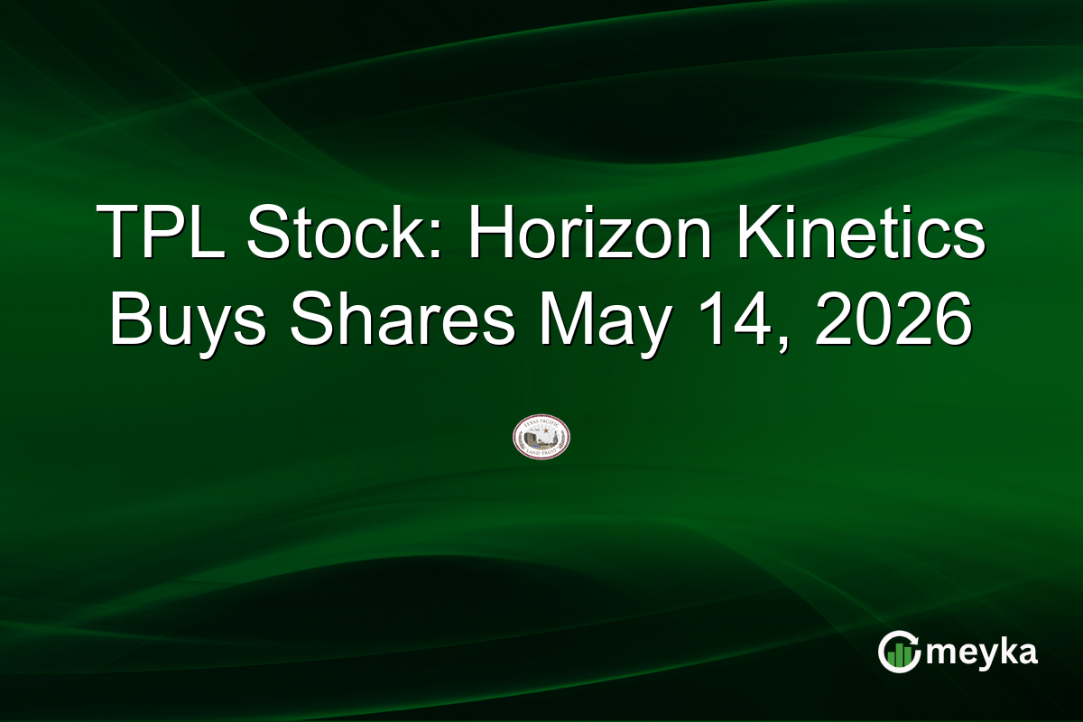 TPL Stock: Horizon Kinetics Buys Shares May 14, 2026