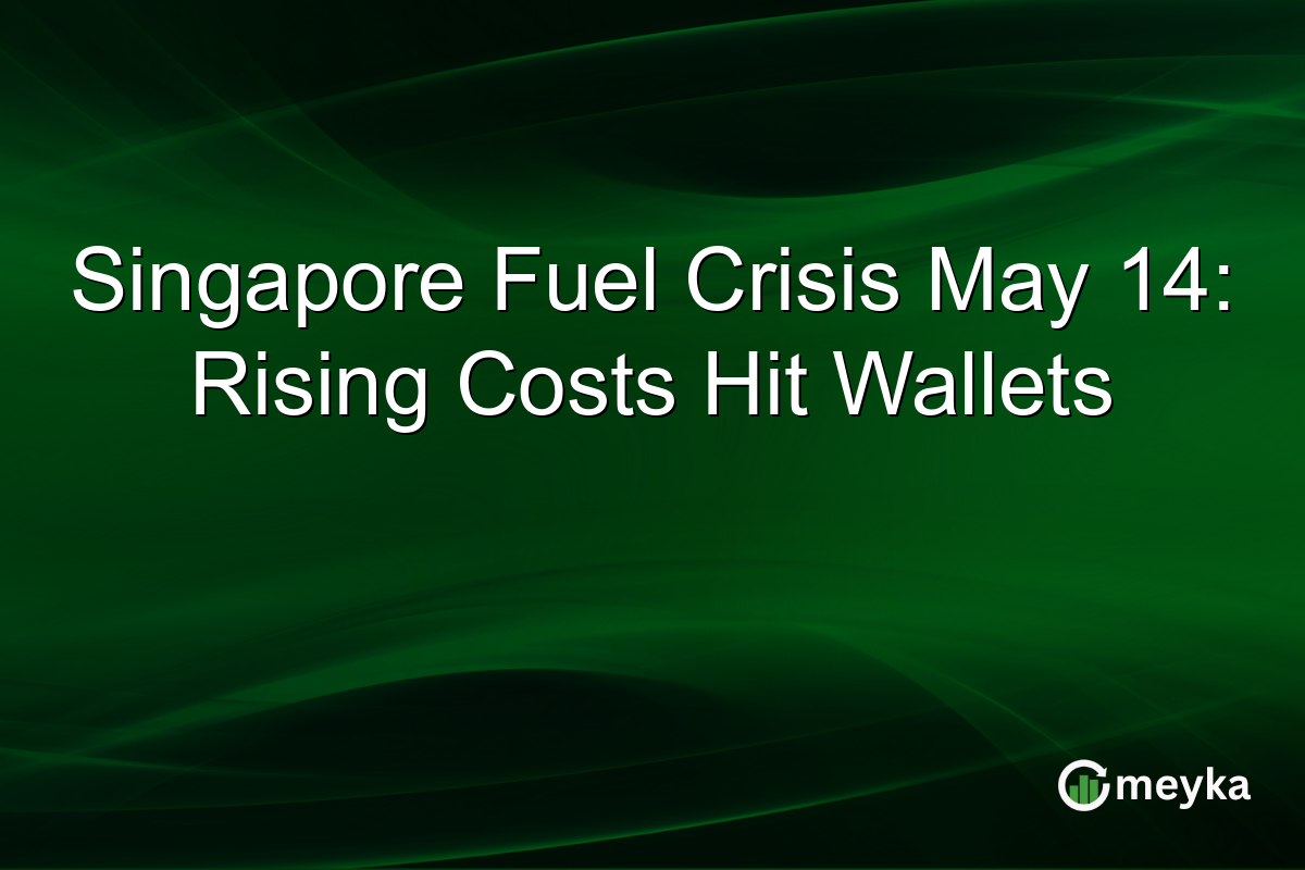 Singapore Fuel Crisis May 14: Rising Costs Hit Wallets