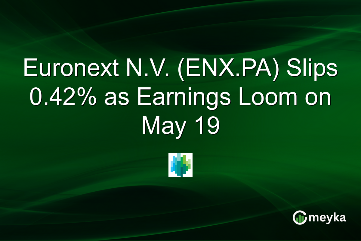 Euronext N.V. (ENX.PA) Slips 0.42% as Earnings Loom on May 19