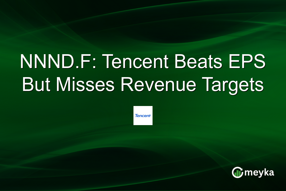NNND.F: Tencent Beats EPS But Misses Revenue Targets