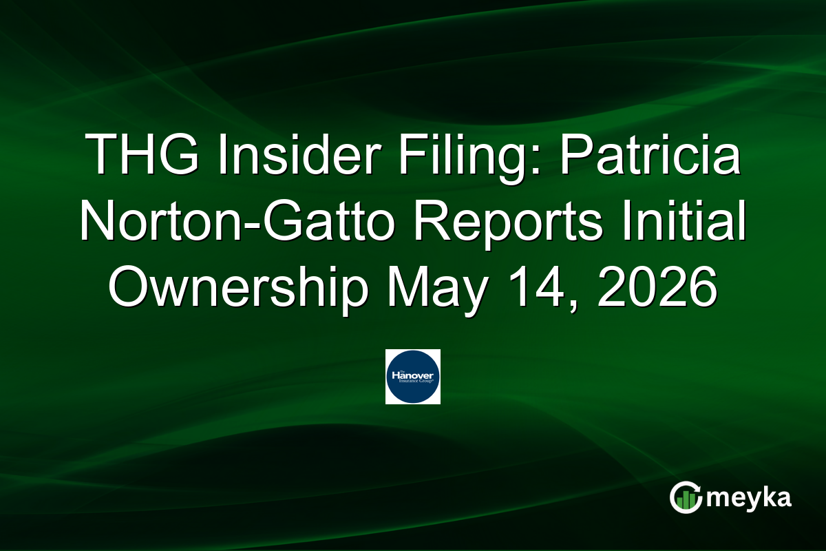 THG Insider Filing: Patricia Norton-Gatto Reports Initial Ownership May 14, 2026