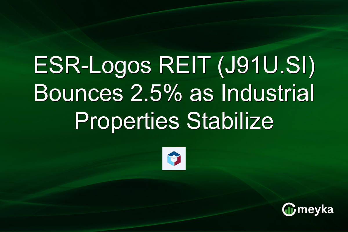 ESR-Logos REIT (J91U.SI) Bounces 2.5% as Industrial Properties Stabilize