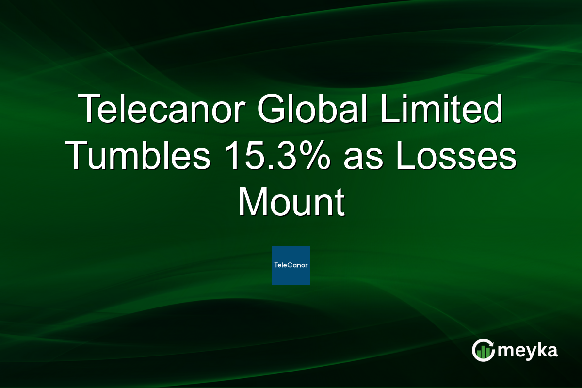 Telecanor Global Limited Tumbles 15.3% as Losses Mount