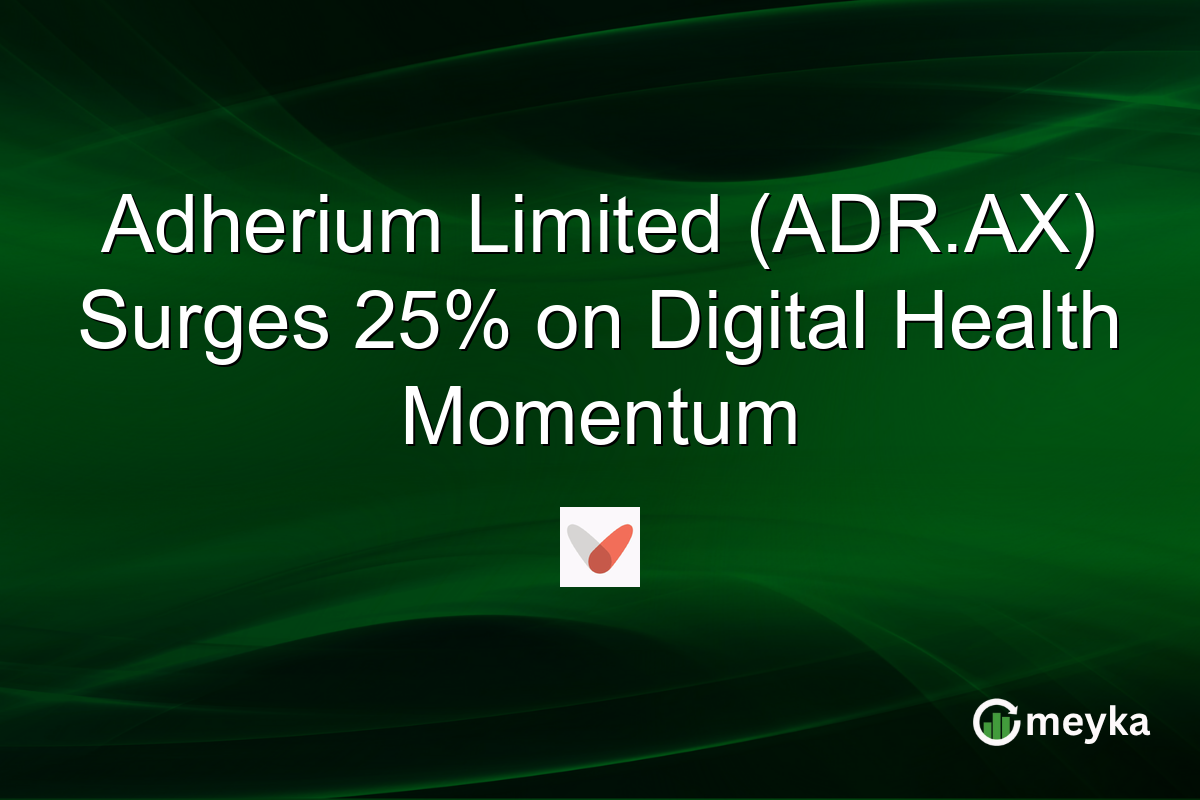 Adherium Limited (ADR.AX) Surges 25% on Digital Health Momentum