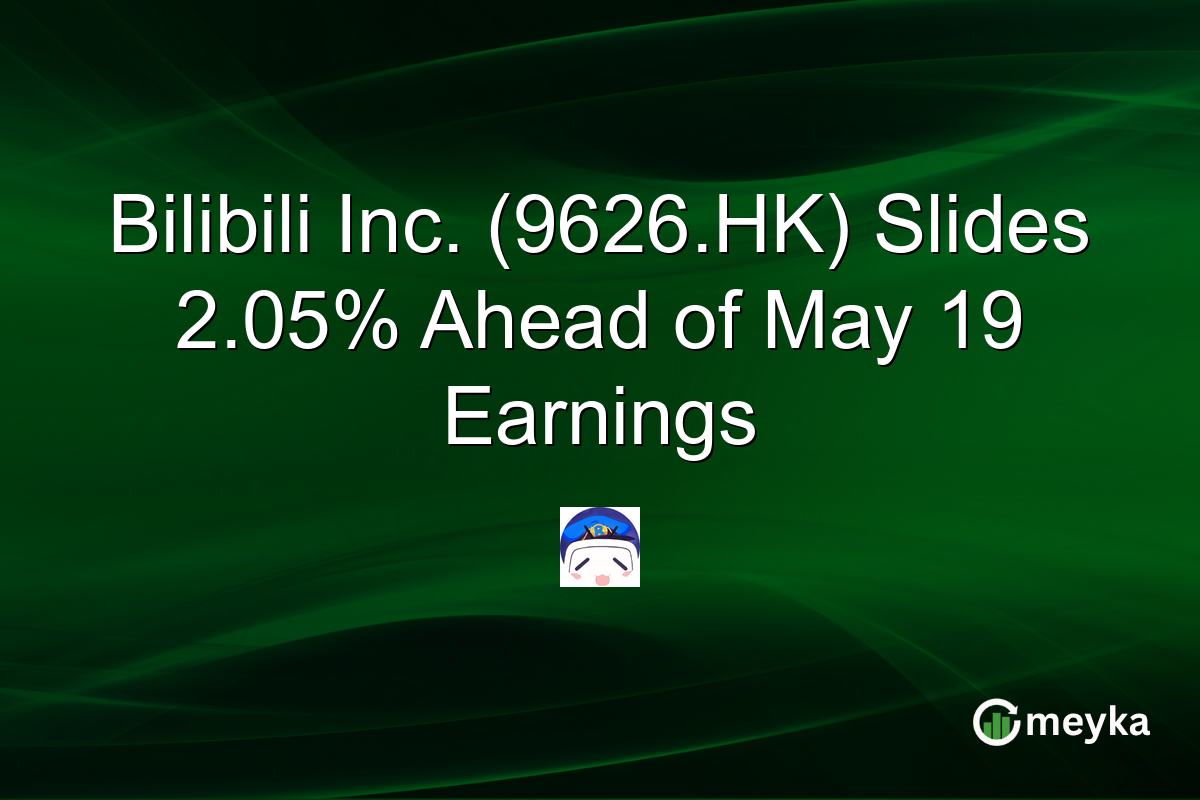Bilibili Inc. (9626.HK) Slides 2.05% Ahead of May 19 Earnings