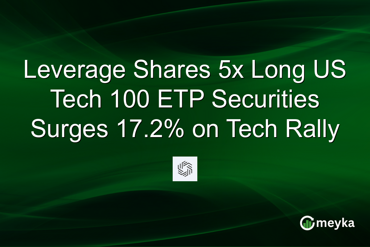 Leverage Shares 5x Long US Tech 100 ETP Securities Surges 17.2% on Tech Rally