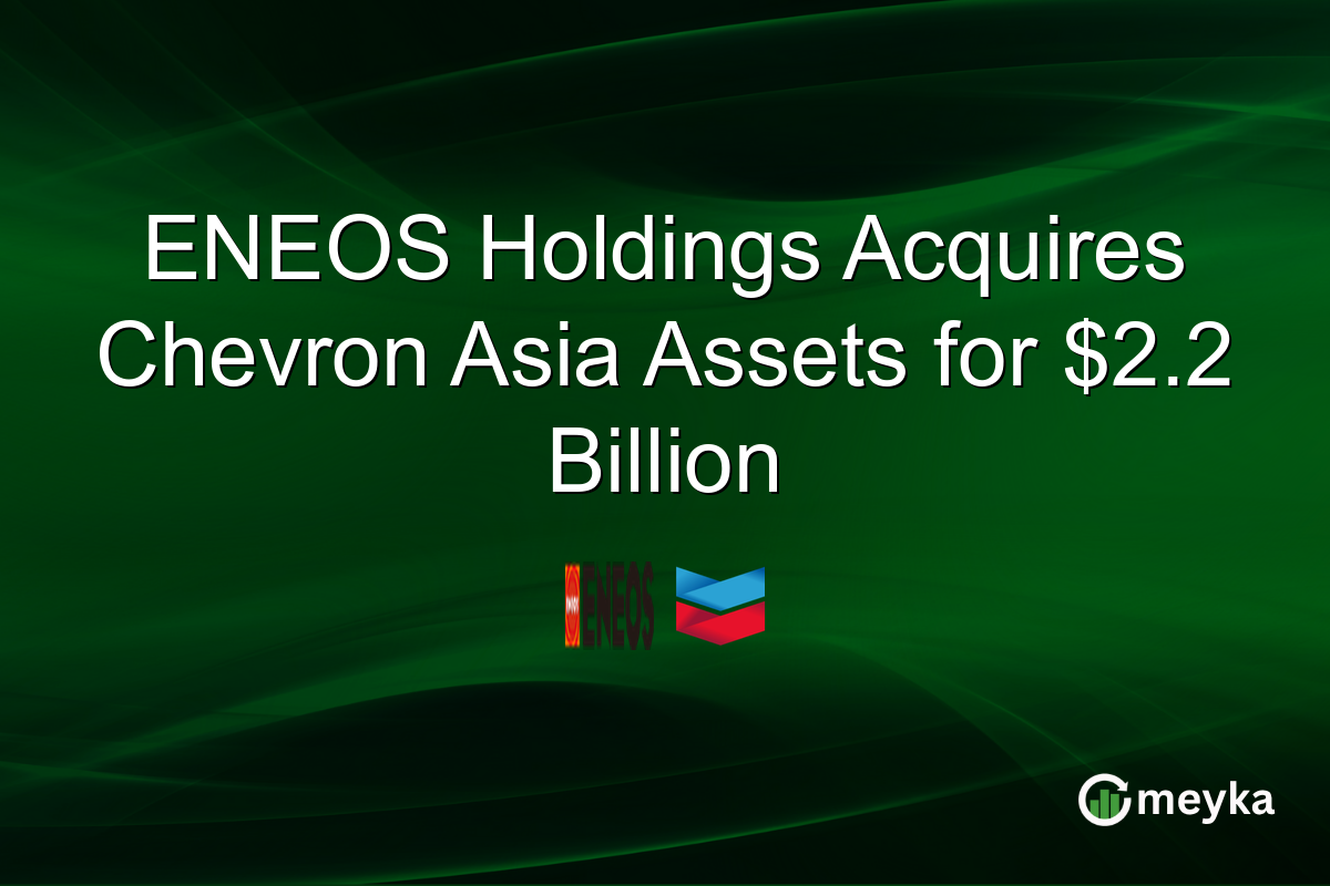 ENEOS Holdings Acquires Chevron Asia Assets for $2.2 Billion