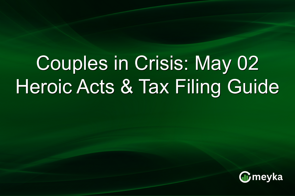 Couples in Crisis: May 02 Heroic Acts & Tax Filing Guide