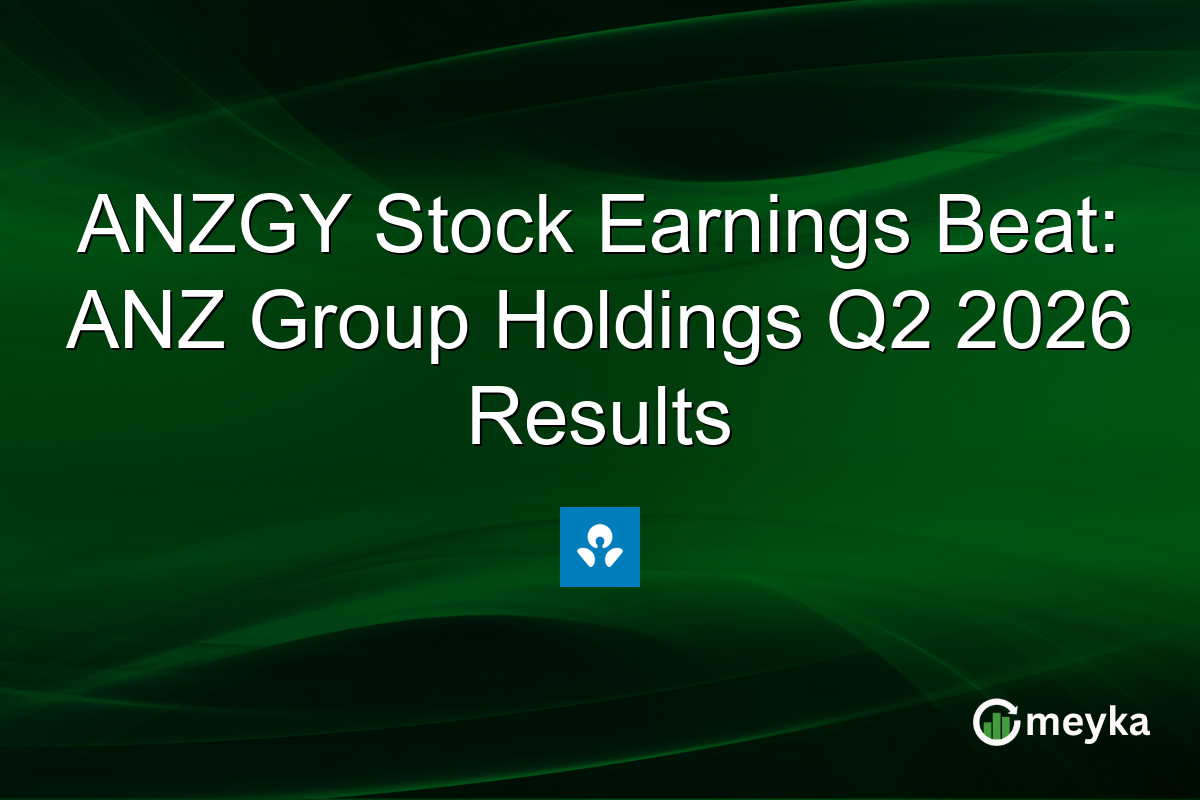ANZGY Stock Earnings Beat: ANZ Group Holdings Q2 2026 Results