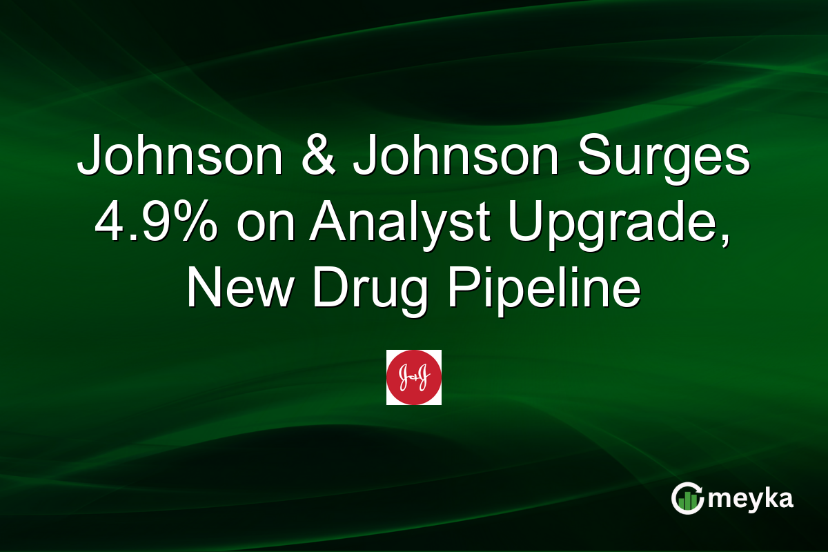 Johnson & Johnson Surges 4.9% on Analyst Upgrade, New Drug Pipeline
