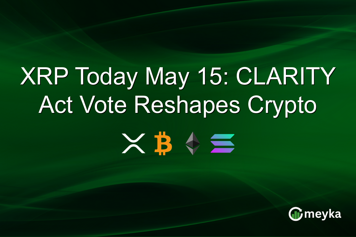 XRP Today May 15: CLARITY Act Vote Reshapes Crypto