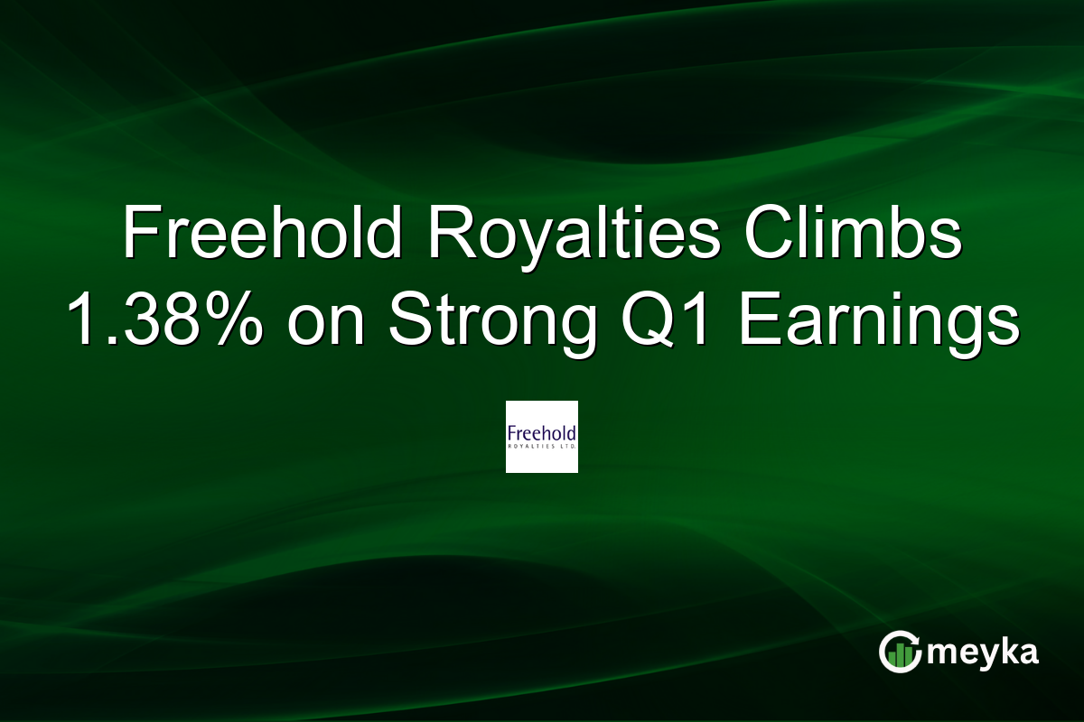 Freehold Royalties Climbs 1.38% on Strong Q1 Earnings