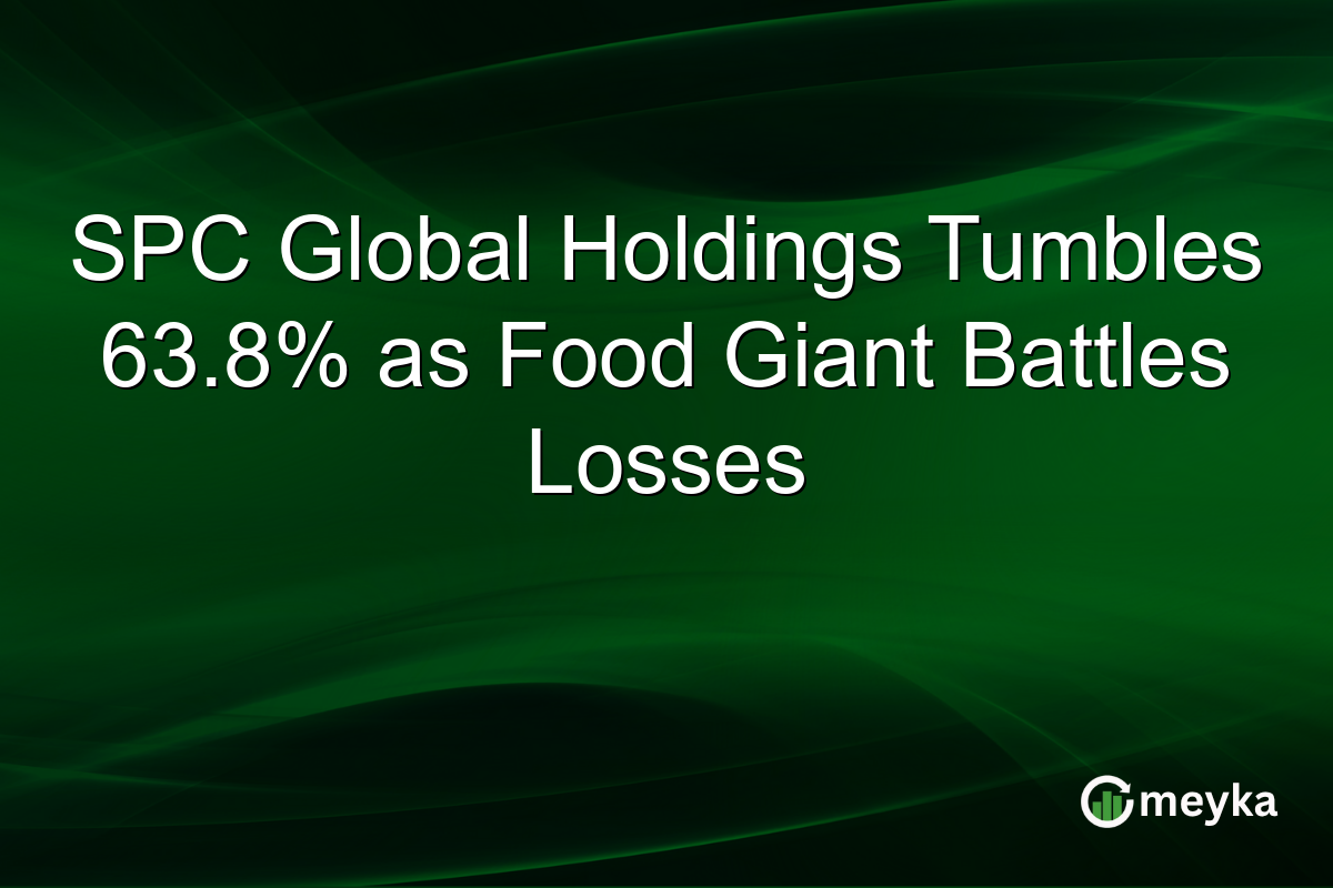 SPC Global Holdings Tumbles 63.8% as Food Giant Battles Losses