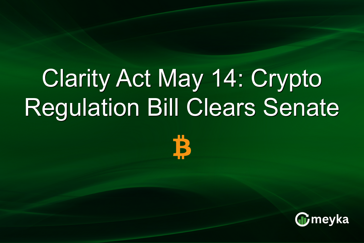 Clarity Act May 14: Crypto Regulation Bill Clears Senate
