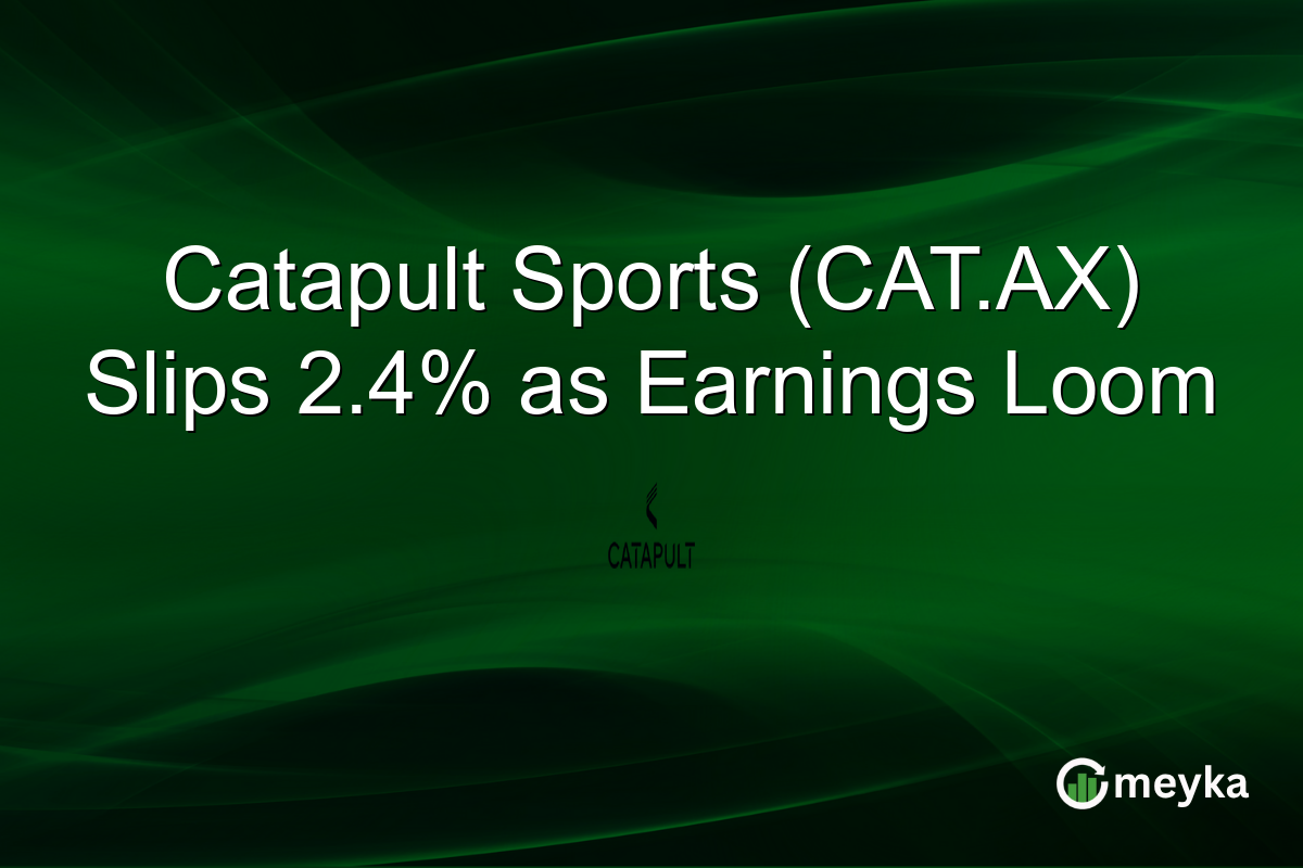 Catapult Sports (CAT.AX) Slips 2.4% as Earnings Loom