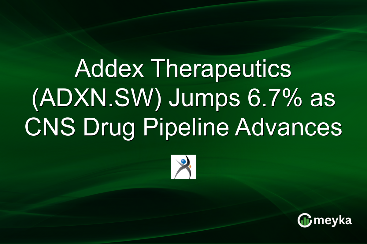 Addex Therapeutics (ADXN.SW) Jumps 6.7% as CNS Drug Pipeline Advances